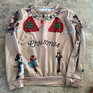 Womens ugly Christmas sweater medium